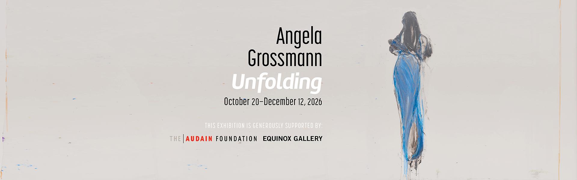 Angela Grossmann, Fashionable in Blue, 2024, oil on mylar, 39" × 23". Courtesy of a Private Collection. Photo by Blaine Campbell.