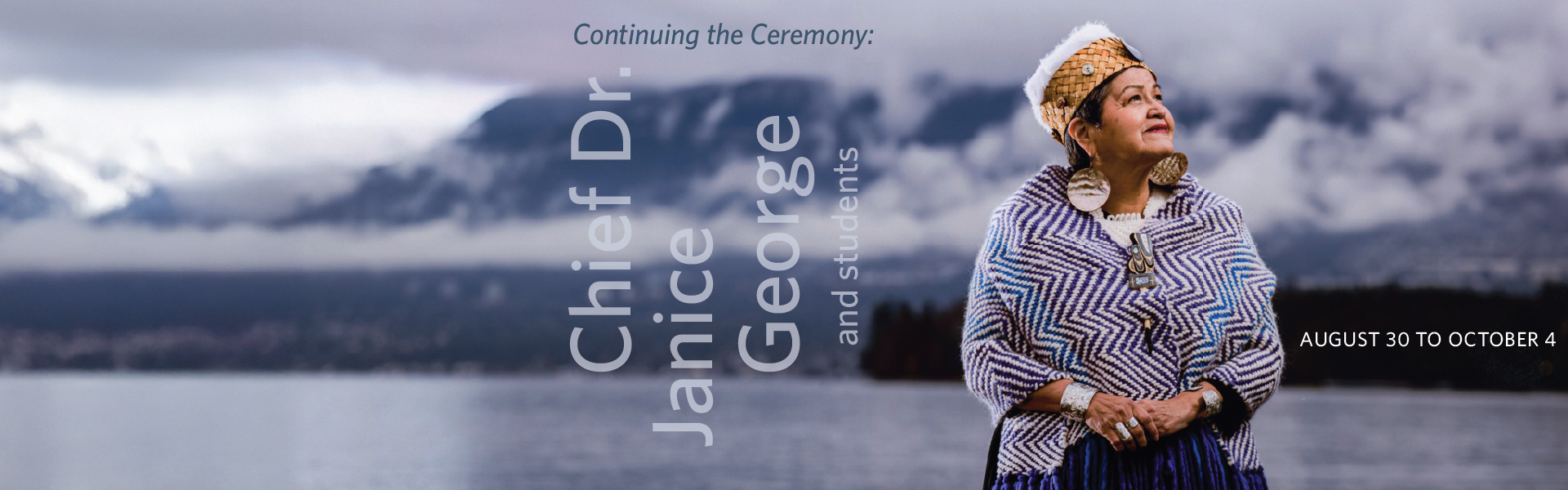 Continuing the Ceremony: Chief Dr. Janice George and Students