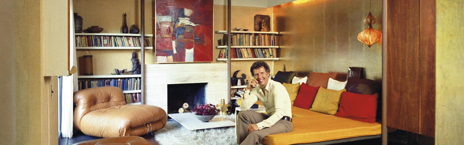 Selwyn Pullan, Arthur Erickson In His Home, 1972. Collection of the West Vancouver Art Museum