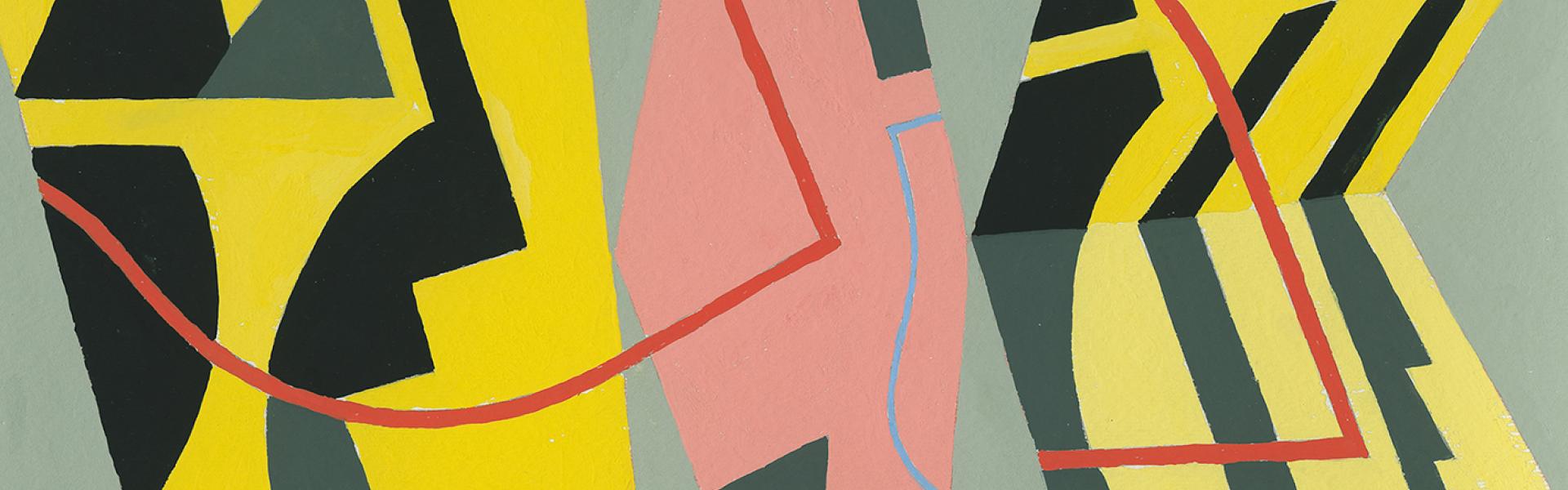  Furthermore, gouache on paper, 2011 (detail)