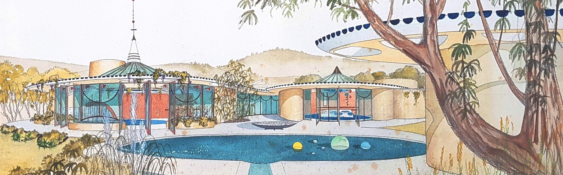 Fred Hollingsworth, Design for a Show House, c. 1960