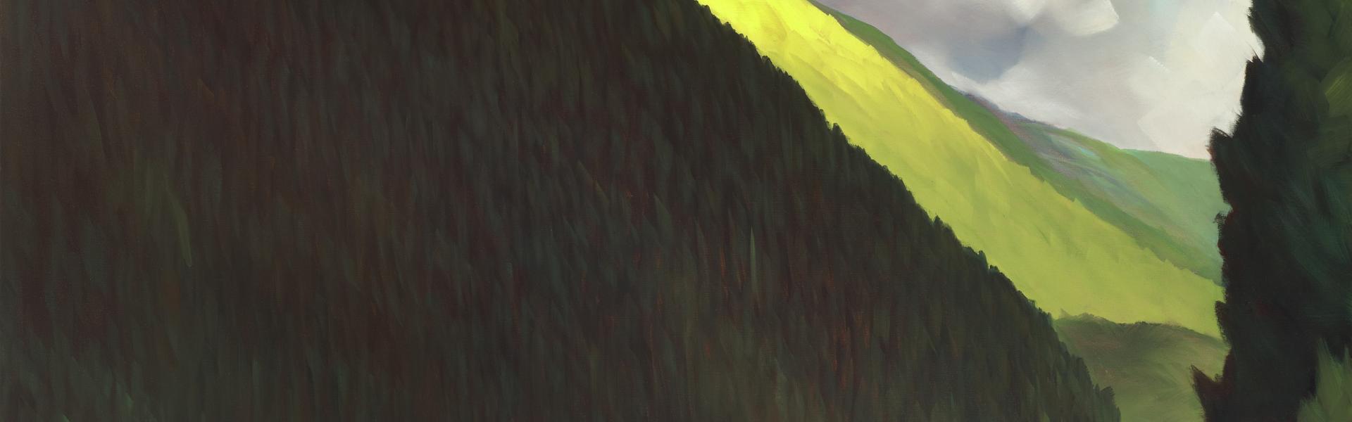 Ross Penhall, Anchorage, 2023, oil on canvas