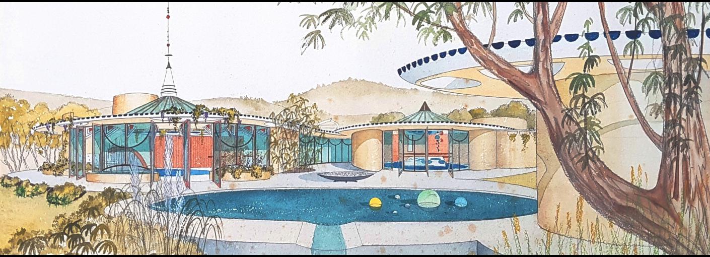 Fred Hollingsworth, Design for a Show House, c. 1960