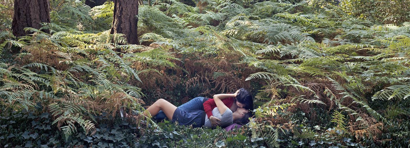 Barrie Jones Kissing in the Ferns